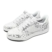 Skechers 休閒鞋 Koopa-Volley Dogg 男鞋 白 黑 史努比狗狗 聯名款 251065WBK 27.5cm WHITE/BLACK