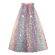 英國Mimi & Lula_AW25_變裝派對_閃亮獨角獸彩虹紗質披風