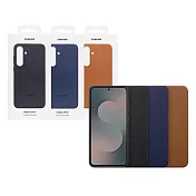 Samsung 三星 Galaxy S25 FE 原廠純素皮革保護殼 (EF-VS731) 棕色