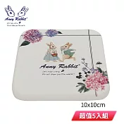 安妮兔 珪藻土杯墊-鏽球花 BC-0582 超值5入組