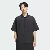 ADIDAS TH LW SHIRT 男 短袖襯衫 JZ8404 L 黑色
