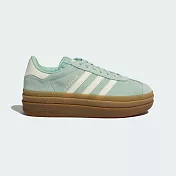 ADIDAS GAZELLE BOLD W 女休閒鞋-JS3902 UK4 綠色