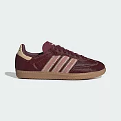 ADIDAS SAMBA OG W 女休閒鞋-JP5330 UK4.5 酒紅色