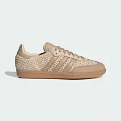 ADIDAS SAMBA OG W 女休閒鞋-JR9446 UK4 卡其色
