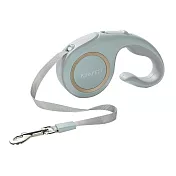 摩達客寵物-Kim Pets 優雅簡約寵物自動伸縮牽繩拉繩/5米長/四色可選 莫蘭迪綠