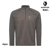 BLACKYAK 男 LYCIAN長袖半開襟 L 淺橄綠