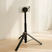 美極品【 三腳快開棒-磁吸版 】全機型適用 N52磁吸＋夾具  一丟即開 丟丟棒 藍牙遙控 旅行必備  玄武黑-快開棒-磁吸版