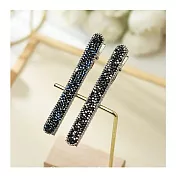 【Hera 赫拉】簡約優雅小碎鑽瀏海夾/一字夾 兩入組