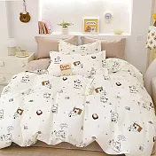 《DUYAN 竹漾》台灣製 精梳純棉單人床包二件組 / 咪寶樂園