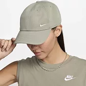 Nike 耐吉 U NK CLUB CAP U CB SM SWSH L [FZ5698-320] 棒球帽 卡其綠 M-L 綠