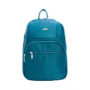 Lynx - 美國山貓嚴選商務型大容量可插拉桿後開式雙肩包 - 多色可選 湖水綠