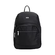 Lynx - 美國山貓嚴選商務型大容量可插拉桿後開式雙肩包 - 多色可選 黑色