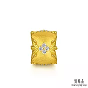 【點睛品】復古鳶尾花 鑽石黃金串珠