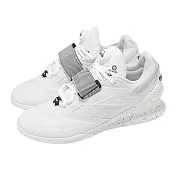 Reebok 舉重鞋 Legacy Lifter III 男鞋 白 黑 魔鬼氈 穩定 支撐 硬舉 運動鞋 100227737