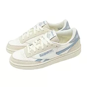 Reebok 休閒鞋 Club C Revenge II 女鞋 白 藍 麂皮 皮革 復古 100229541