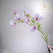 【Floral M】初戀少女粉色波斯菊仿真花花材 （3入組）