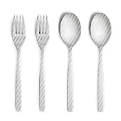 100 percent Dress 叉匙四件餐具組 （斜條紋）