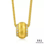 【點睛品】時來運轉 鑽石黃金項鍊