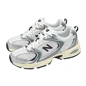 New Balance 休閒鞋 530 男鞋 女鞋 金屬銀 黑水泥 情侶鞋 拼接 緩衝 復古跑鞋 NB U530ESA-D