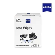 ZEISS 蔡司光學拭鏡紙   220入 (適用眼鏡、3C螢幕、鏡頭)
