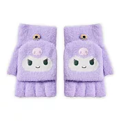 【ONEDER 旺達】三麗鷗兒童保暖手套 迪士尼針織手套 露指毛氈手套-  酷洛米 KU-LM001