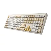 irocks K105BR 無線三模剪刀腳靜音鍵盤 亞麻晨光