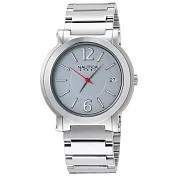 NAUTICA 時尚都會腕錶-灰-大