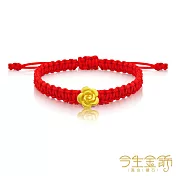 今生金飾 錦繡前程手繩 黃金串珠手繩 大人手圍約16-18公分