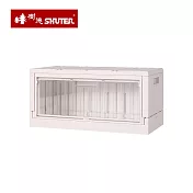 【台灣樹德】MIT台灣製 FB-6432S CARGO直接拿貨櫃收納箱- 白櫃透明門片