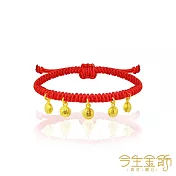 今生金飾 福玲瓏手繩 黃金串珠手繩 大人手圍約16-18公分