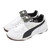 Puma 休閒鞋 King Indoor 男鞋 女鞋 白 黑 足球鞋 復古 皮革 401683-13