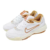 Nike 休閒鞋 Wmns A.C.E. 女鞋 白 橘 復古 老爹鞋 刺繡 FV2485-107