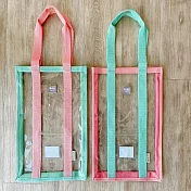 香港_百寶袋_HELLO Slimily 兒童撞色功課袋_ 草莓x馬卡龍綠