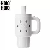 【HOLOHOLO】DONG CUP PRO 可拆式手把洞洞吸管保溫杯 800ml 白色