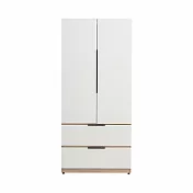 IDEA-MIT面白3X6尺升級耐磨雙開雙抽收納衣櫃