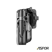 ASPOR 多功能Mini磁吸藍芽自拍棒 可延長防抖四腳架(S17 PRO 進階對焦款) 黑色