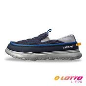 【LOTTO 義大利】男 KAMPER 休閒便鞋- 27.5cm 藍
