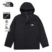 The North Face M RANGER DOWN VEST TRICLIMATE JACKET - A 男兩件式外套-NF0A8DWXJK3 3XL 黑色
