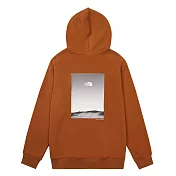 The North Face M PHOTO PRINT HOODIE GRAPHIC - AP 男連帽上衣-NF0A8F0QBOE 3XL 棕色