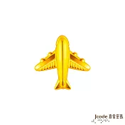J’code真愛密碼金飾 台灣特色金豆-飛機金豆