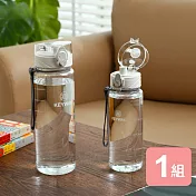 《真心良品》KEYWAY聯府水喔彈蓋隨身水壺(500ml+900ml)-1組