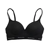 日系韓風 PEACH JOHN x LECIEN 聯名款 無鋼圈胸罩 無痕光滑罩杯 休閒可愛時尚-13728472 M 黑色