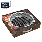 【Truly House】一次性環保烤肉架 28CM升級款 贈20顆炭