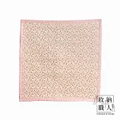 【收納職人】韓式四季通用防滑多功能全棉沙發墊/沙發巾/蓋布/地墊/單人座墊/床邊毯70*70cm(1入/組) 小清新粉花