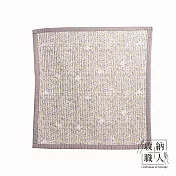 【收納職人】韓式四季通用防滑多功能全棉沙發墊/沙發巾/蓋布/地墊/單人座墊/床邊毯70*70cm(2入/組) 小清新紫意