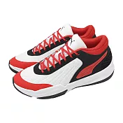 Puma 籃球鞋 Court Pro 2 男鞋 白 紅 支撐 回彈 運動鞋 312180-03