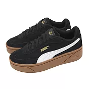 Puma 休閒鞋 Club II Era Platform SD 女鞋 黑 白 膠底 麂皮 厚底 增高 402609-01