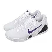 Nike 籃球鞋 Kobe IX Elite Low EM Protro 男鞋 白 紫 黑曼巴 Lakers IH1401-100