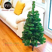 摩達客耶誕-台灣製豪華型3尺/90cm經典綠色聖誕樹裸樹/不含飾品不含燈