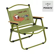 【BLACK HAMMER】SNOOPY摺疊休閒克米特椅- 露營時光